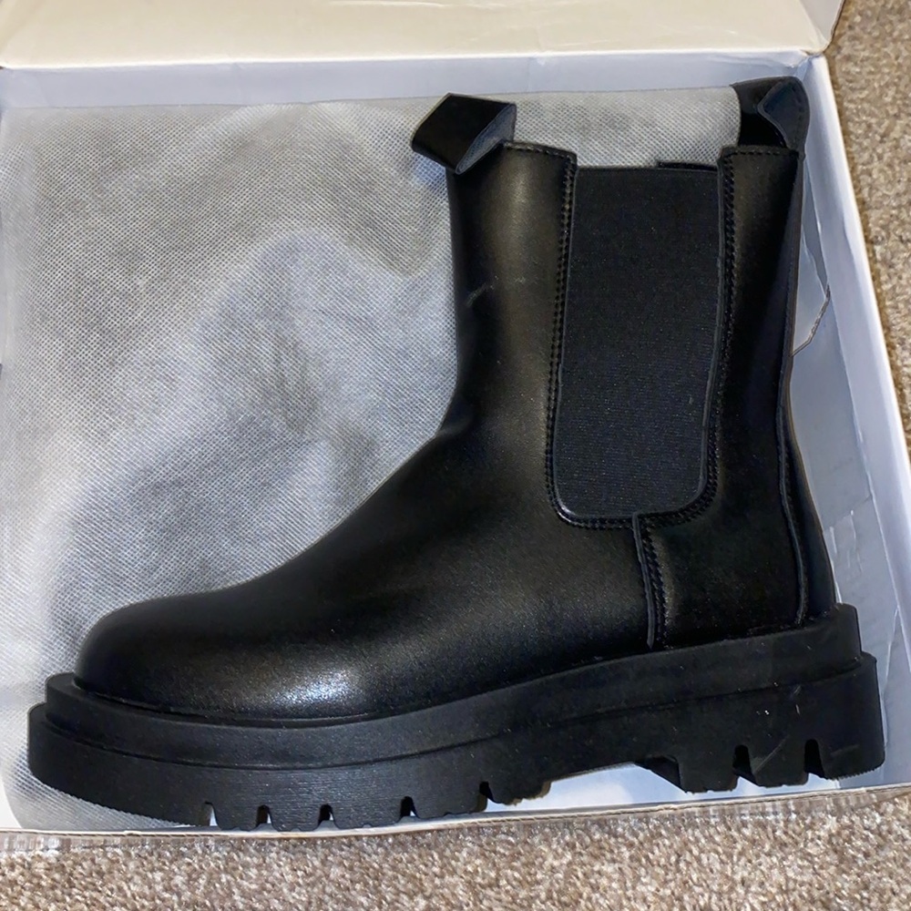 Black Combat Boots